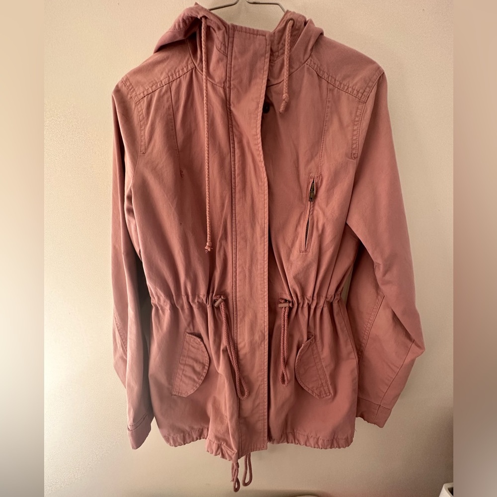 Pink utility jacket